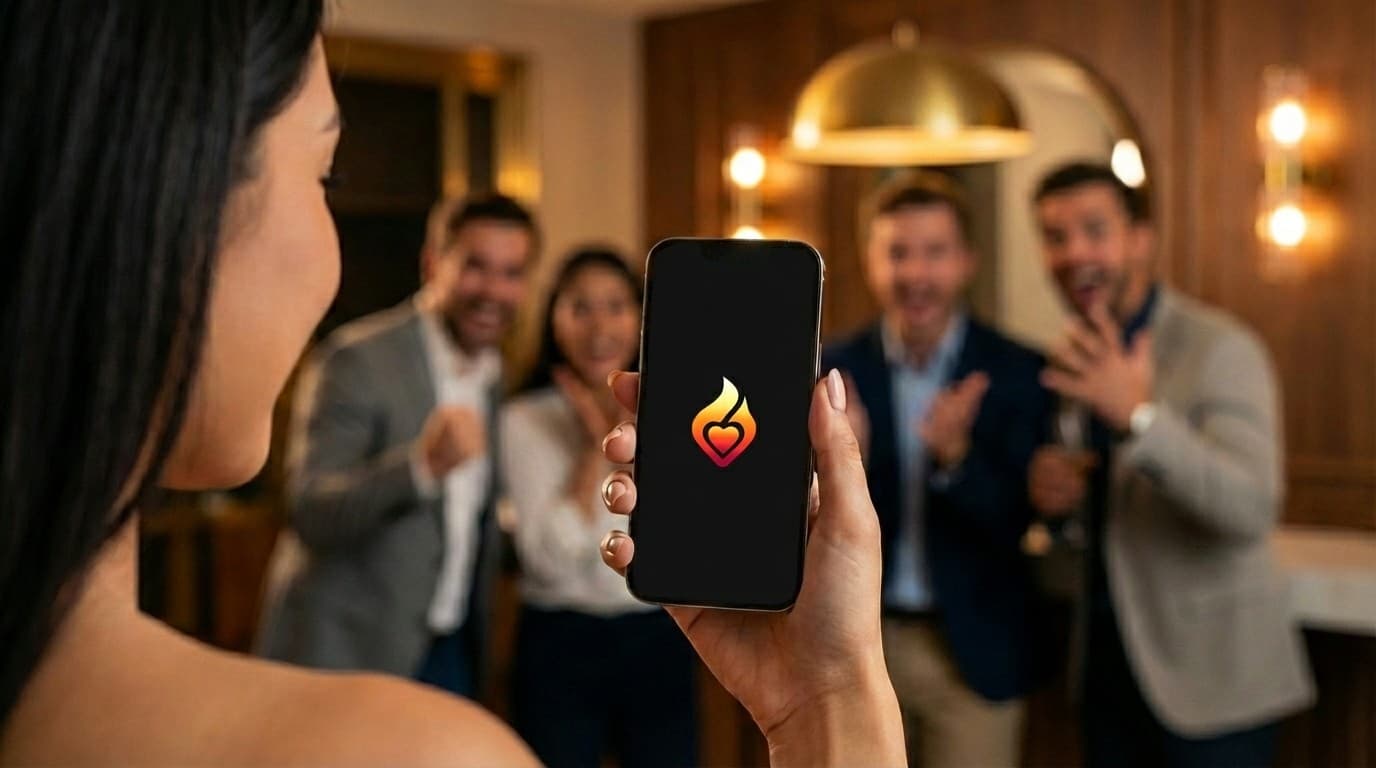 Telefon z ekranem startu gry HeatApp